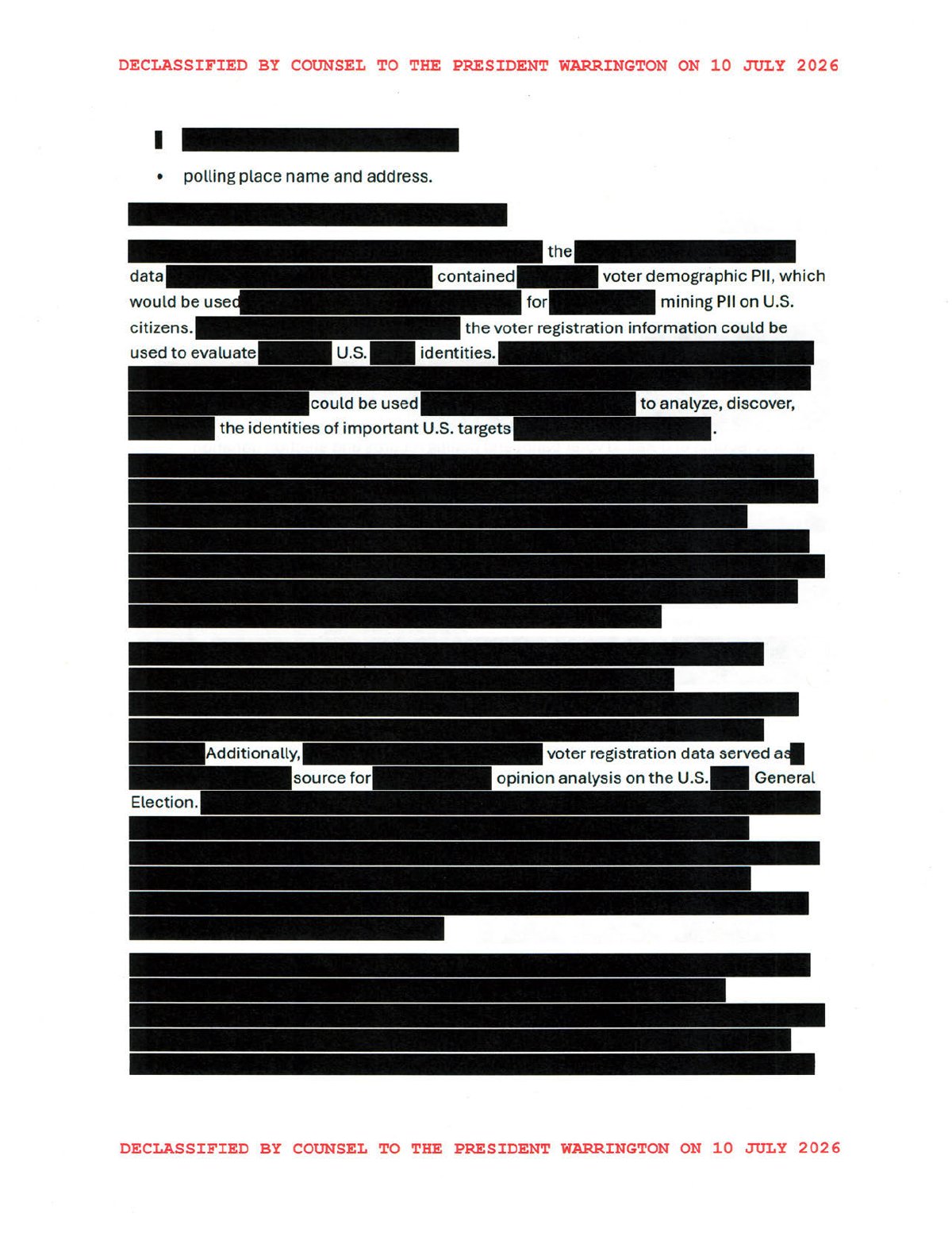 Scan of Analysis on U.S. Voter Registration Information from 18 States, page 4