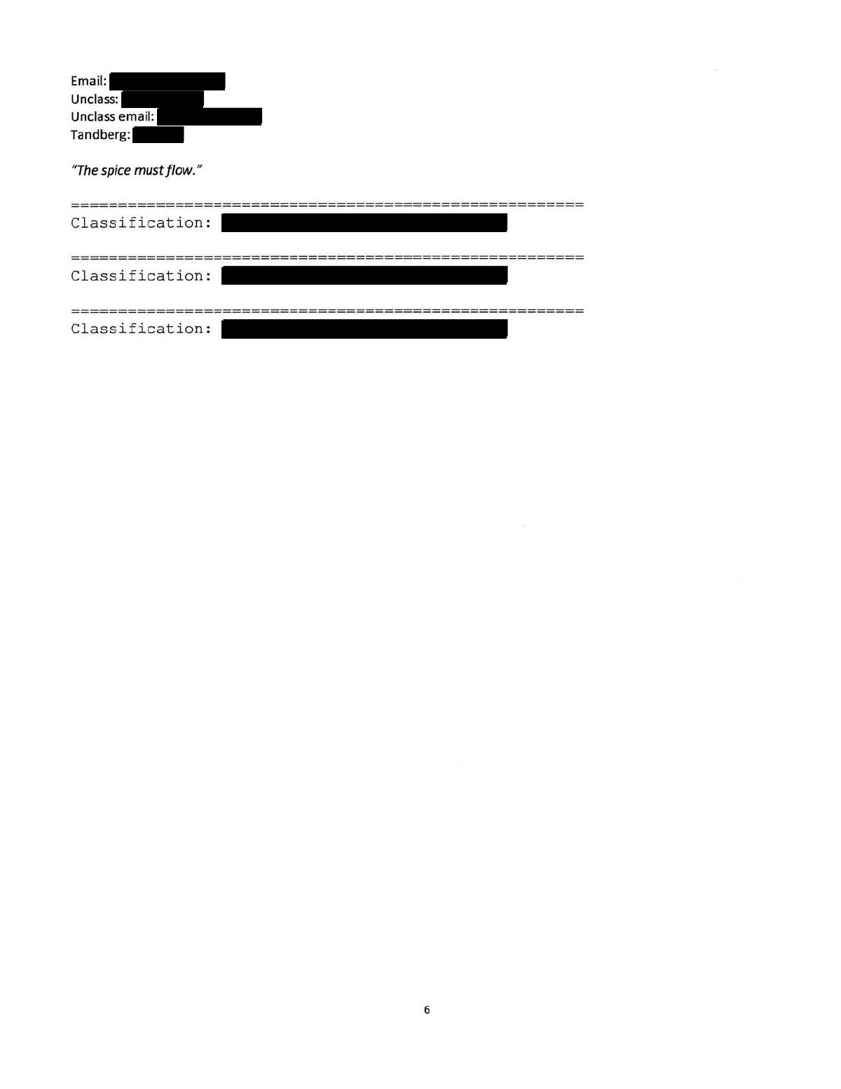 Scan of Email — NSA Deliberately Messaging Elections PDB (23 November 2020), page 6