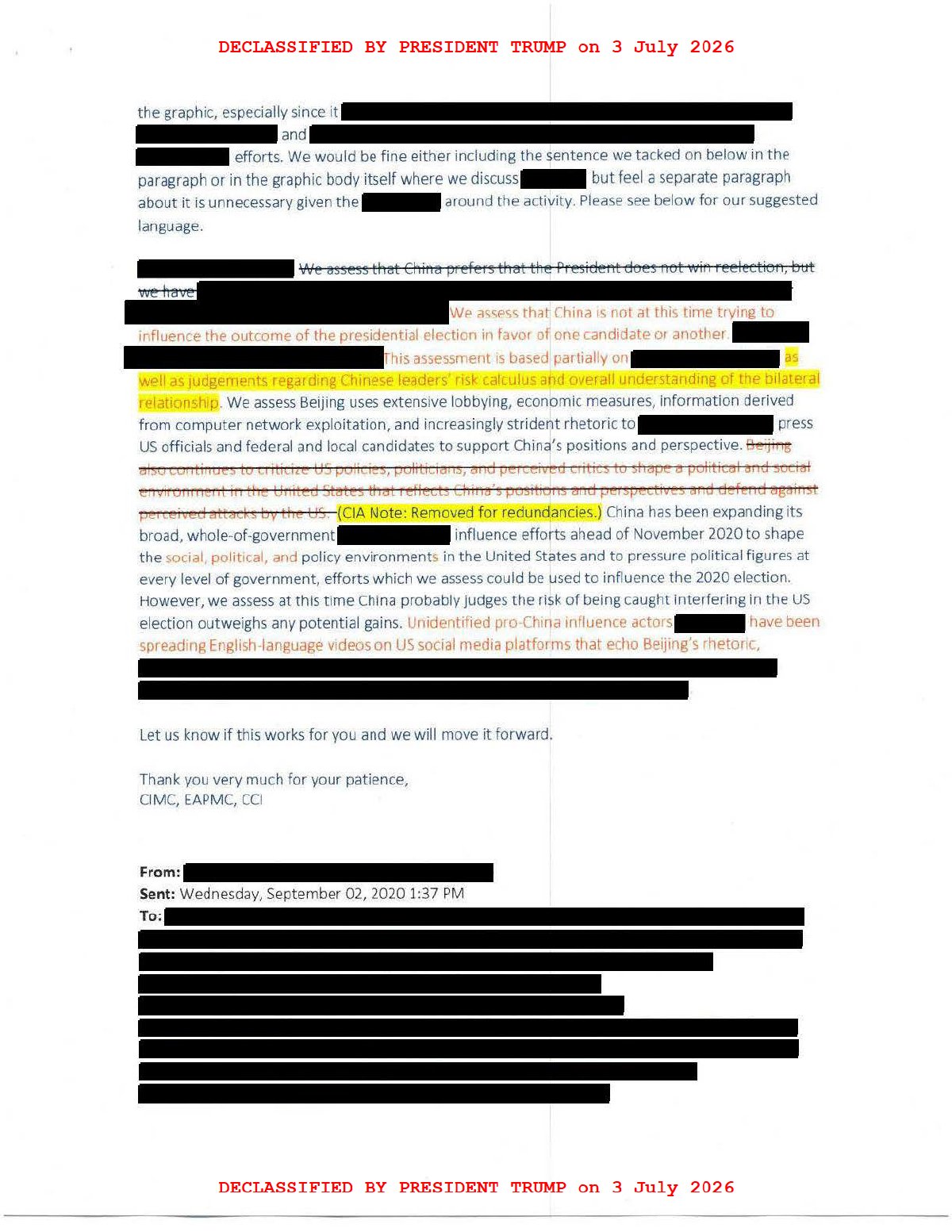 Scan of Email — RE: Please Coord by COB 9/1: 4-Country Election Security Graphic (3 September 2020), page 11