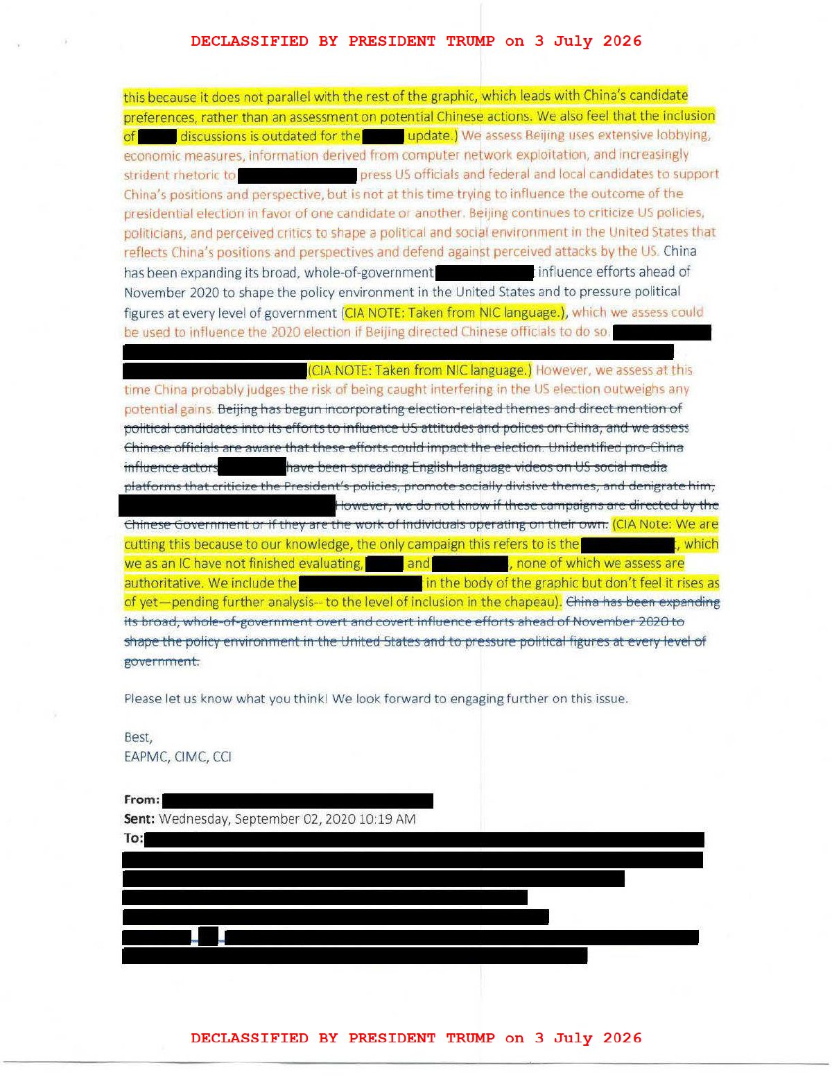 Scan of Email — RE: Please Coord by COB 9/1: 4-Country Election Security Graphic (3 September 2020), page 15