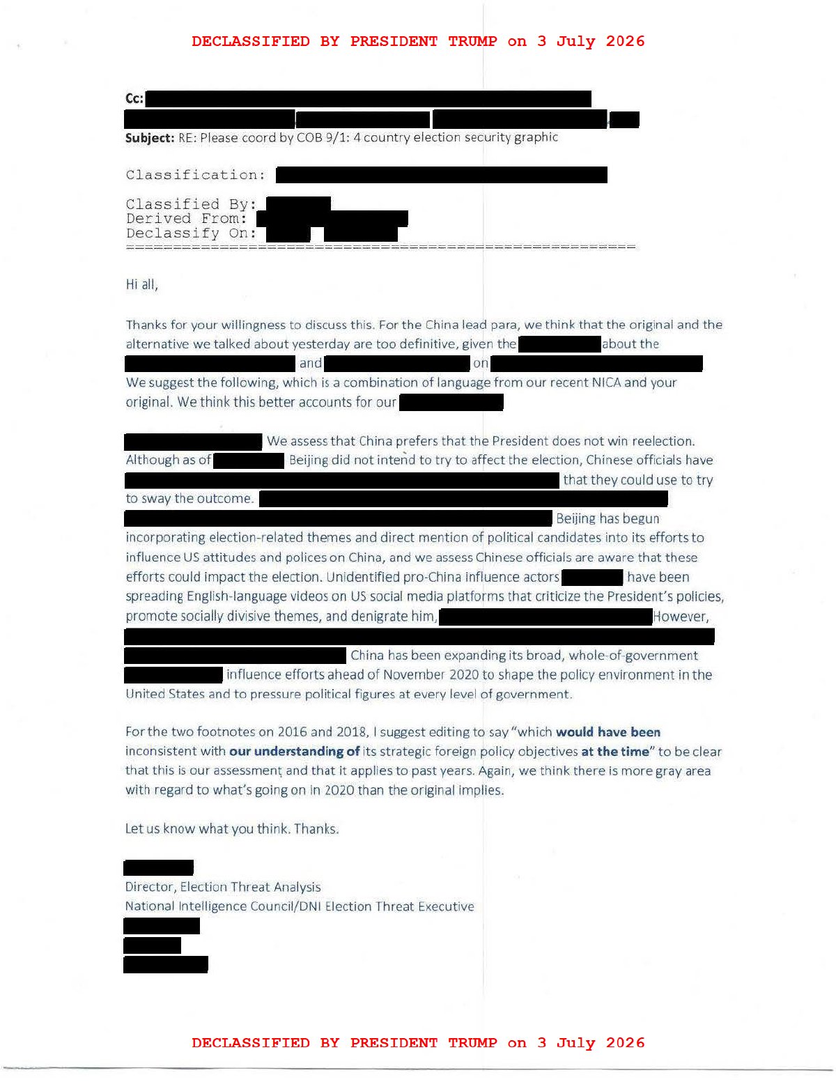 Scan of Email — RE: Please Coord by COB 9/1: 4-Country Election Security Graphic (3 September 2020), page 16