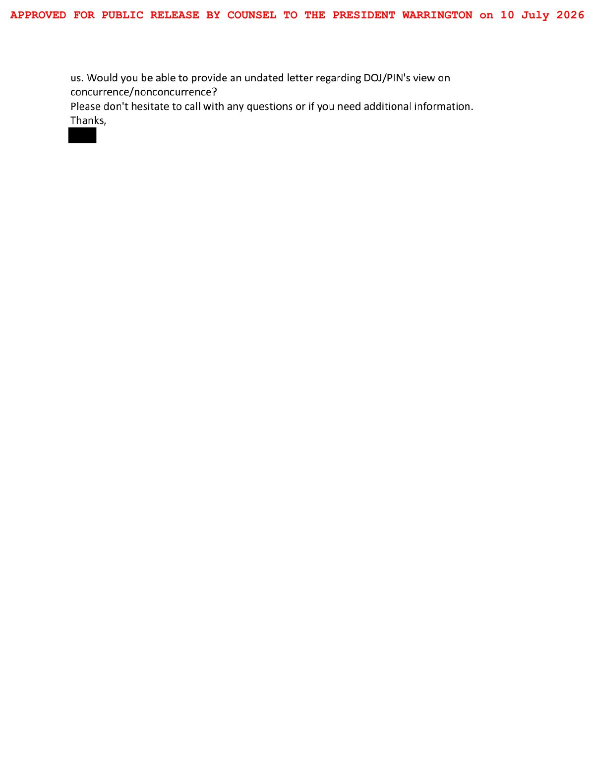 Scan of "Don't Want to Close" Concerns Email Chain (2021), page 3