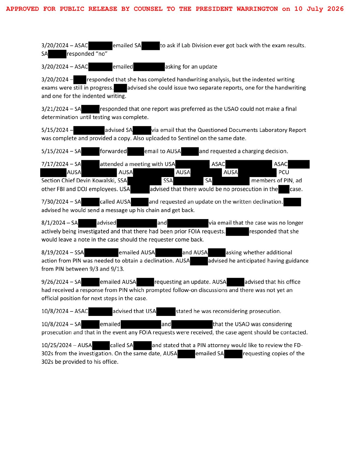 Scan of Four-Year Case Timeline, page 3