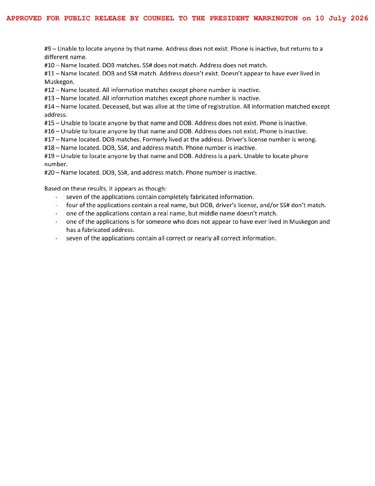 Scan of PIN Full-Investigation Concurrence / 20-Application Database Check, page 2