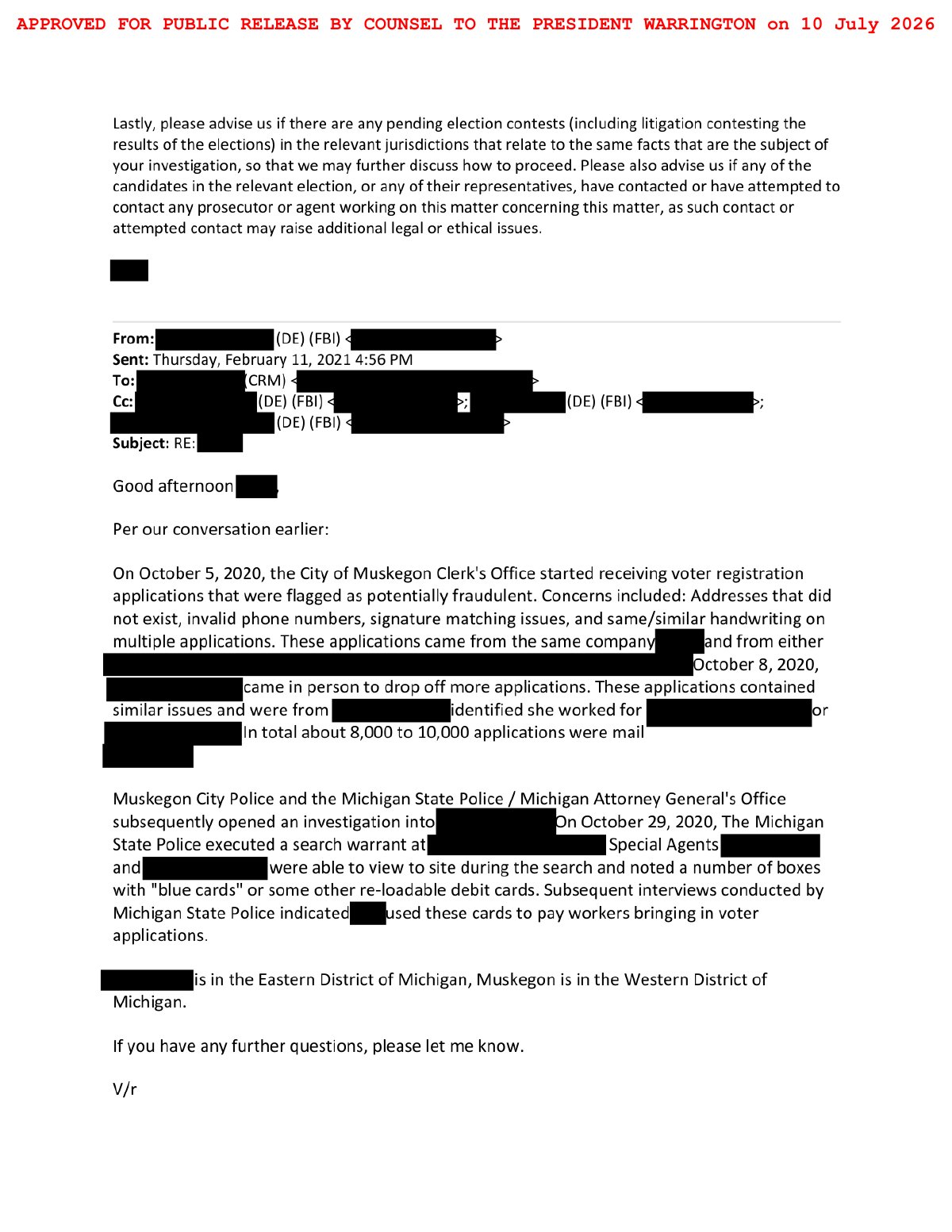 Scan of PIN Concurrence and EDMI Declination Email Chain (2021), page 3